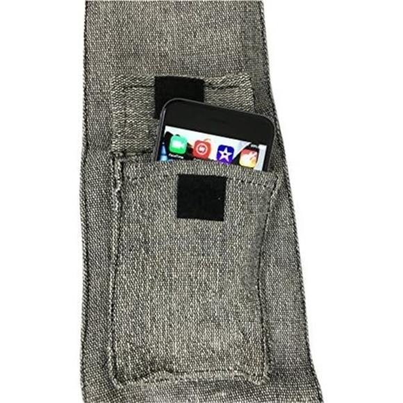 Large Sling Crossbody Shoulder Bag Purse Hippie Hobo Gypsy Bohemian, Grey Tree - Picture 7 of 7